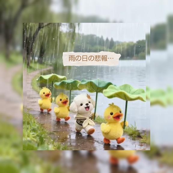 雨の日の悲報???